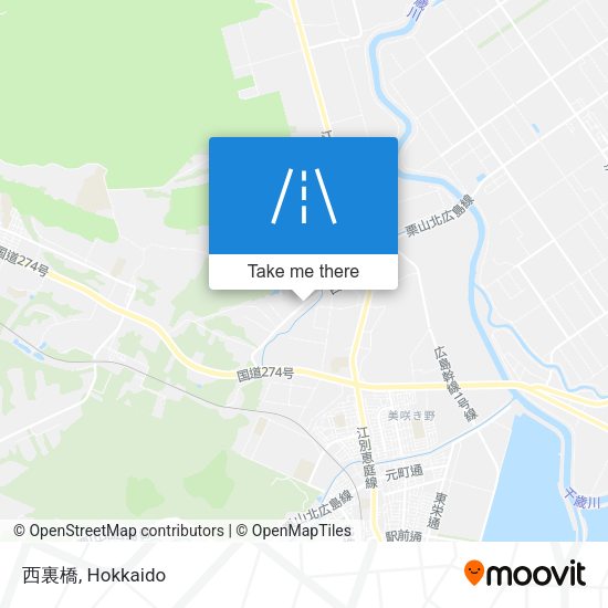 西裏橋 map