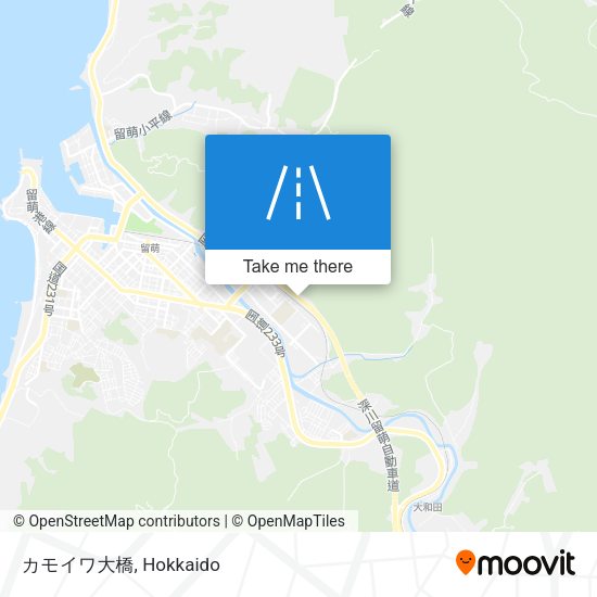 カモイワ大橋 map