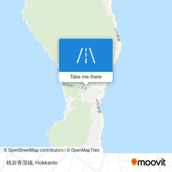 桃岩香深線 map