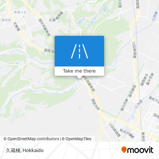 久蔵橋 map