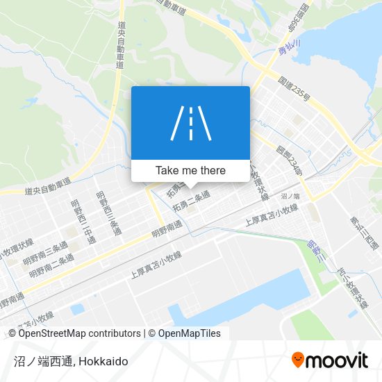 沼ノ端西通 map