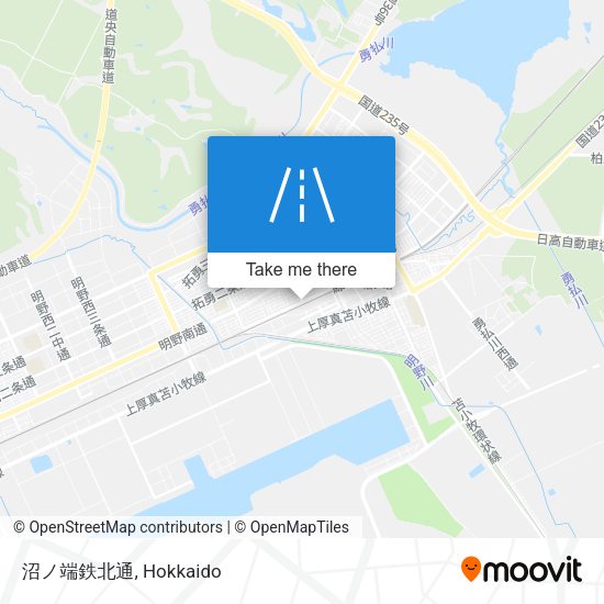 沼ノ端鉄北通 map