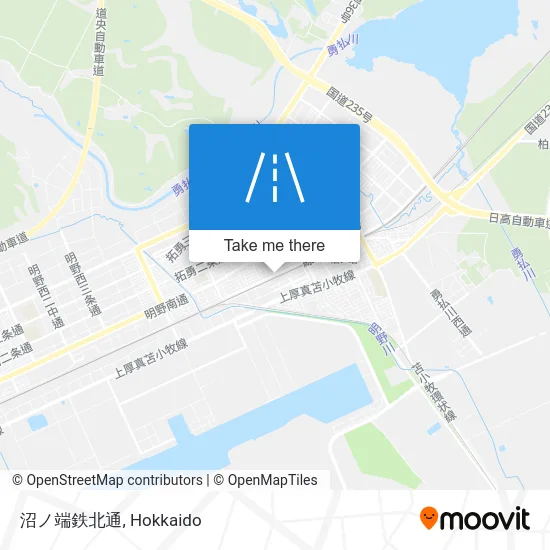 沼ノ端鉄北通 map