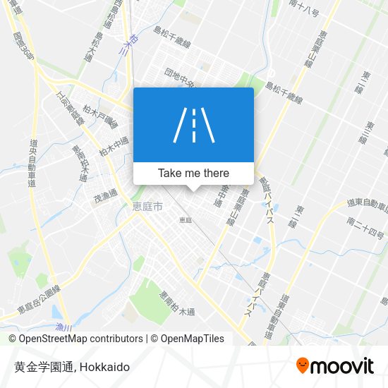 黄金学園通 map