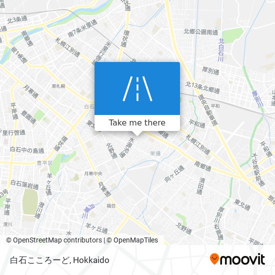 白石こころーど map