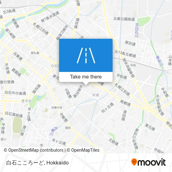 白石こころーど map