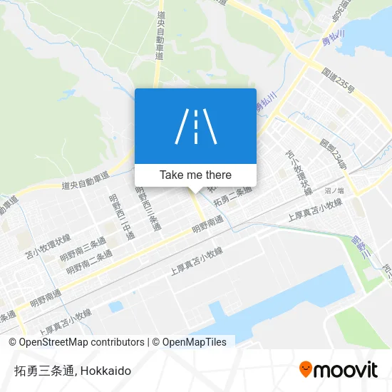 拓勇三条通 map