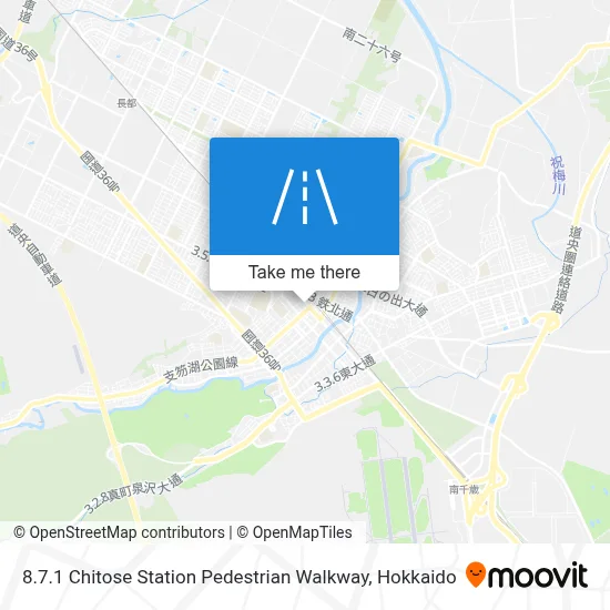 8.7.1千歳駅号連絡歩道 map