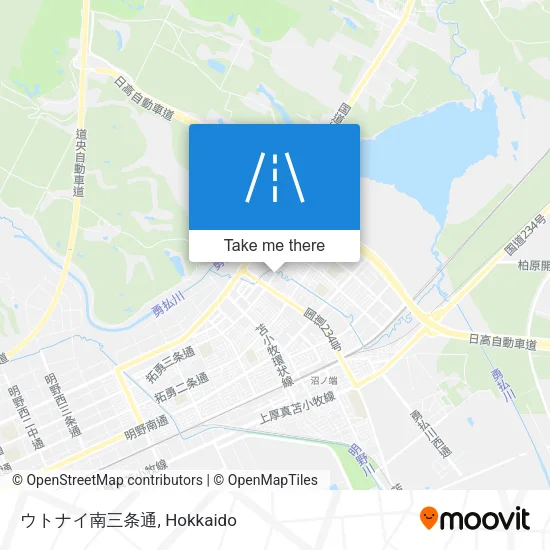 Utonai South Third Street map