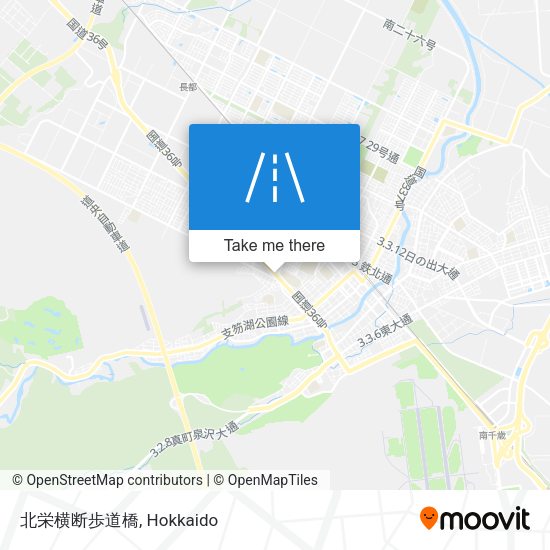 北栄横断歩道橋 map
