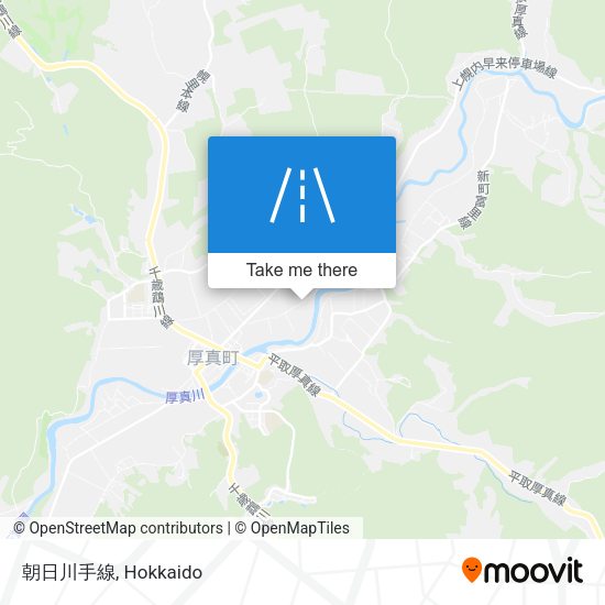 朝日川手線 map