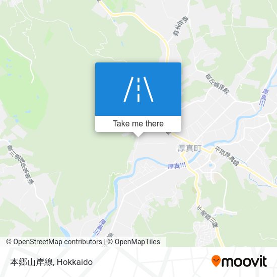 本郷山岸線 map