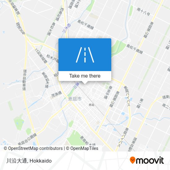 川沿大通 map