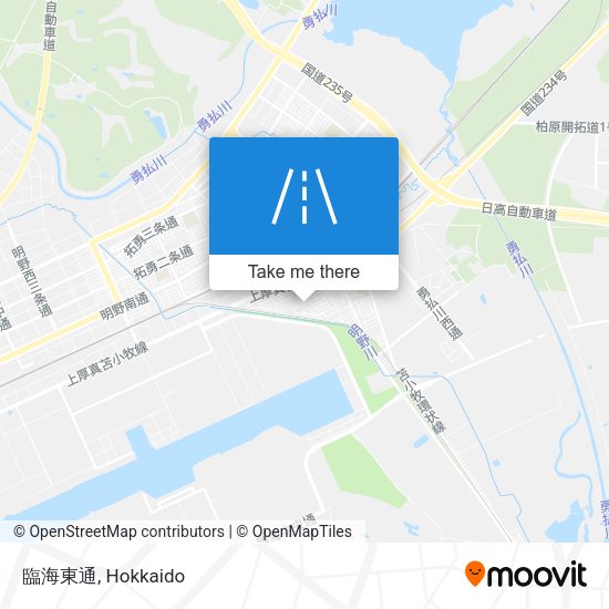 臨海東通 map