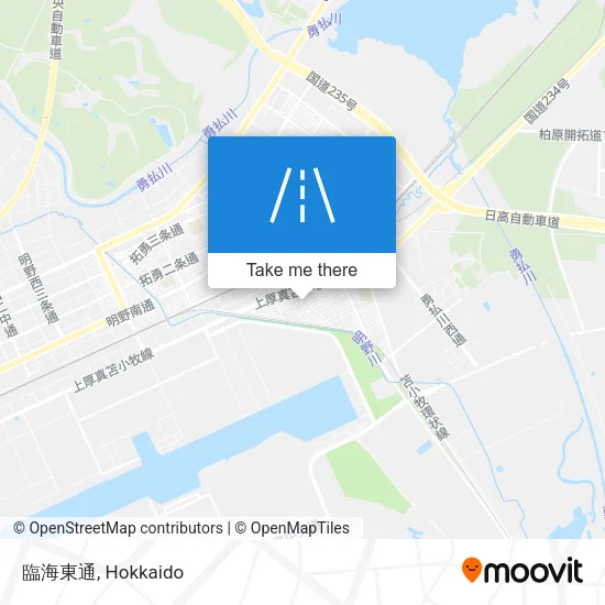 臨海東通 map