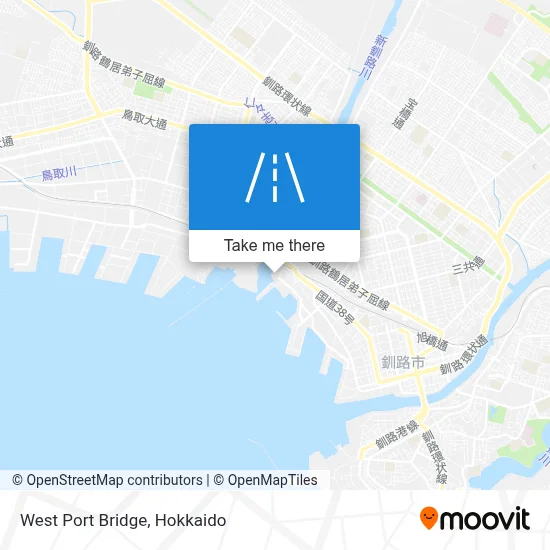 West Port Bridge map