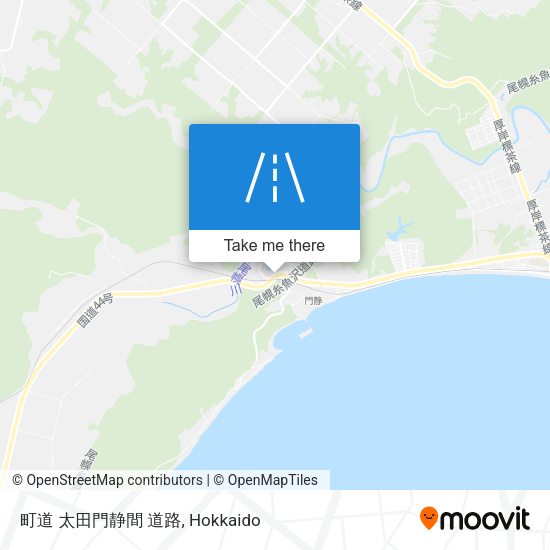 町道 太田門静間 道路 map
