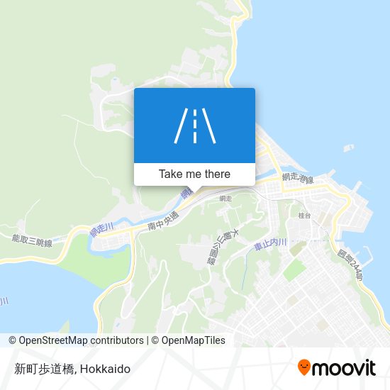 新町歩道橋 map