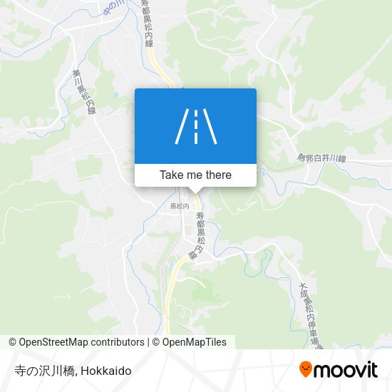 寺の沢川橋 map