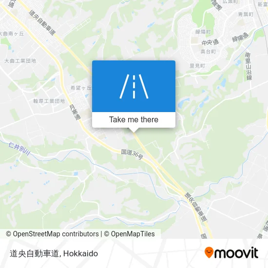 道央自動車道 map