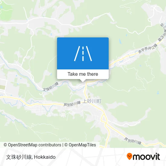 Monji Sand River Line map