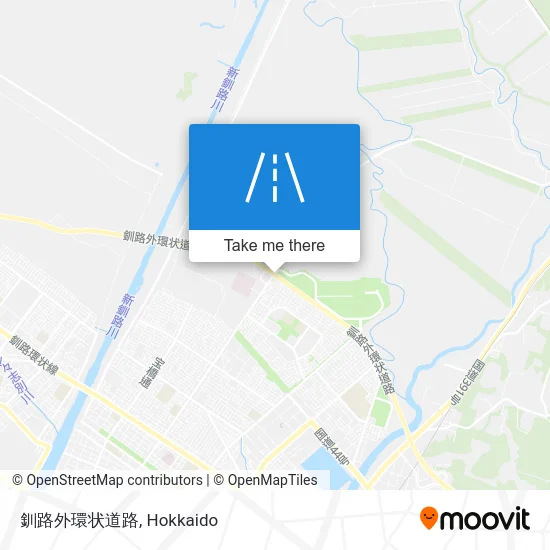 釧路外環状道路 map