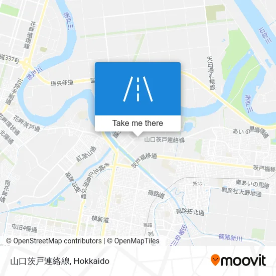 Yamaguchi Haboro Connecting Line map