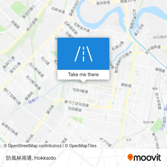 South Wind Forest Road map