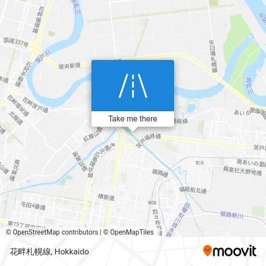 Flower Bank Sapporo Line map