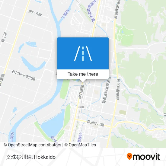 Monji Sand River Line map