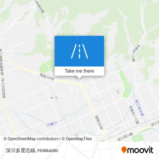 Fukagawa Tadoshi Line map