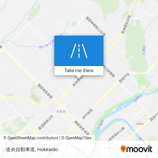 道央自動車道 map