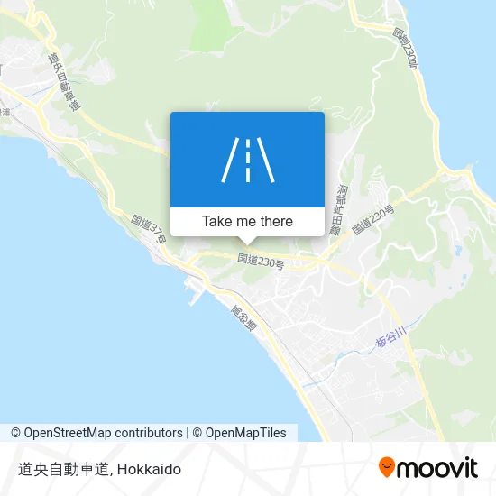 道央自動車道 map