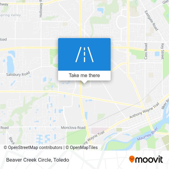 Mapa de Beaver Creek Circle