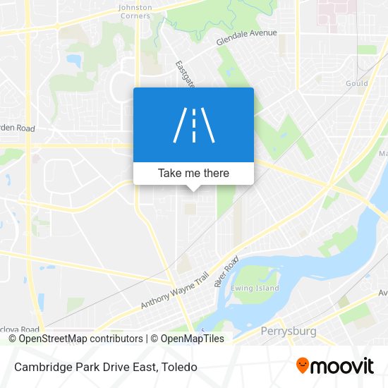 Cambridge Park Drive East map