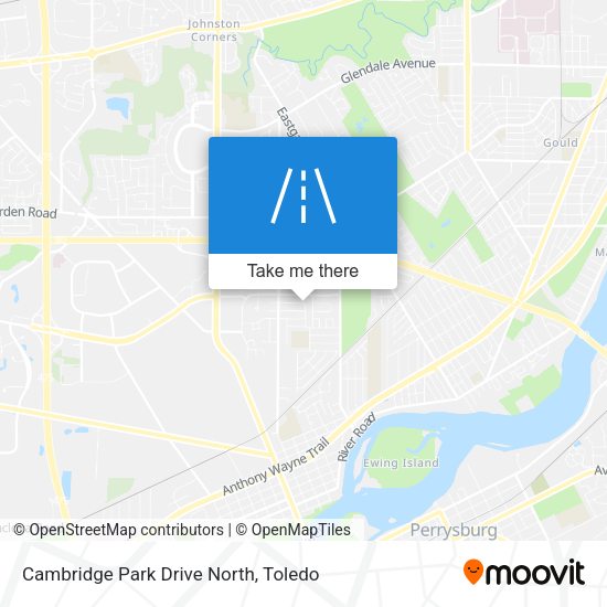 Cambridge Park Drive North map