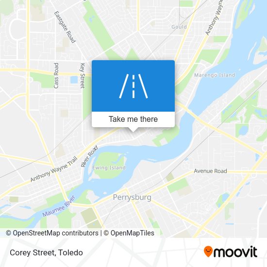 Mapa de Corey Street