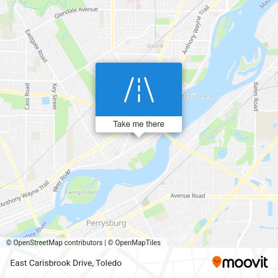 East Carisbrook Drive map