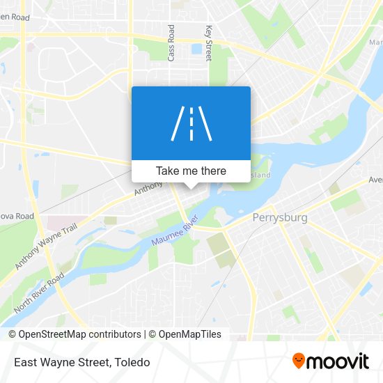 Mapa de East Wayne Street
