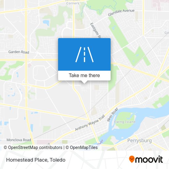 Mapa de Homestead Place