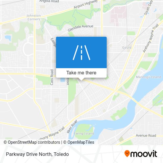 Mapa de Parkway Drive North