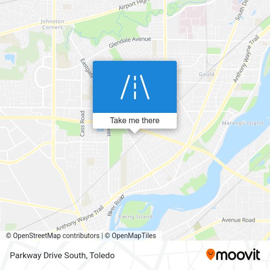 Parkway Drive South map