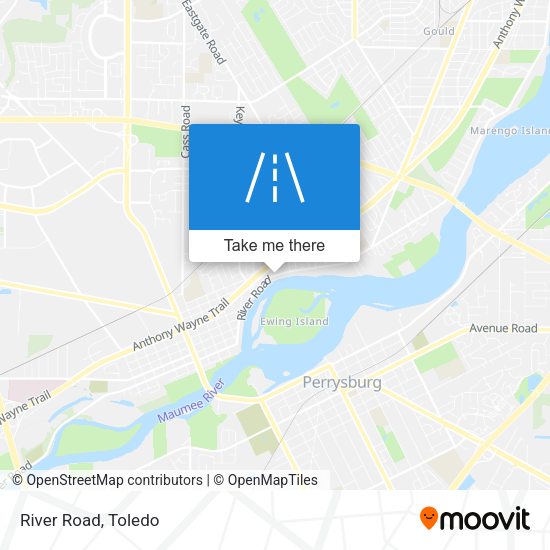 Mapa de River Road
