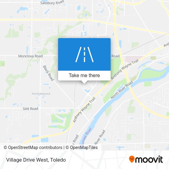 Village Drive West map
