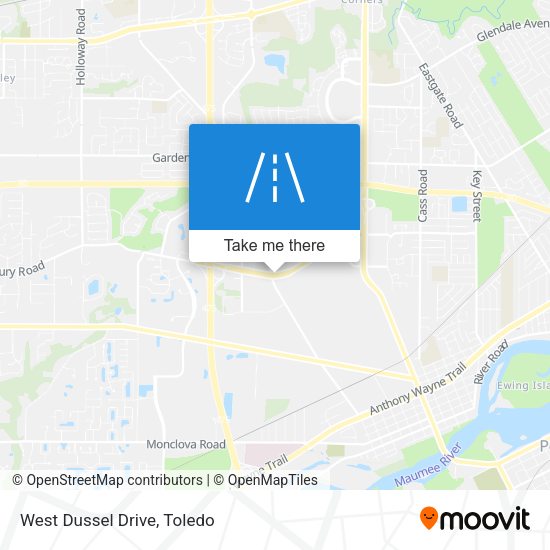Mapa de West Dussel Drive