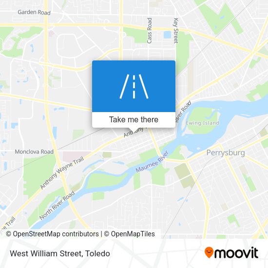 West William Street map