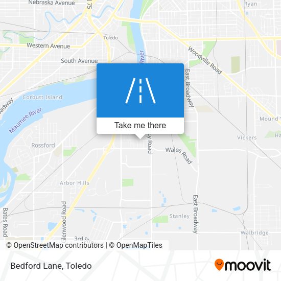 Mapa de Bedford Lane