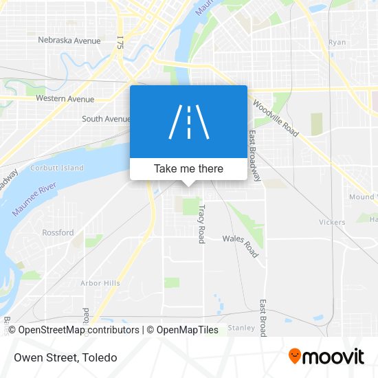 Mapa de Owen Street
