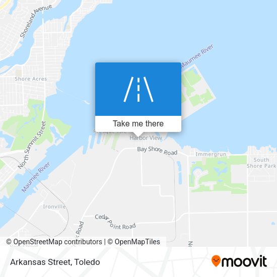 Mapa de Arkansas Street