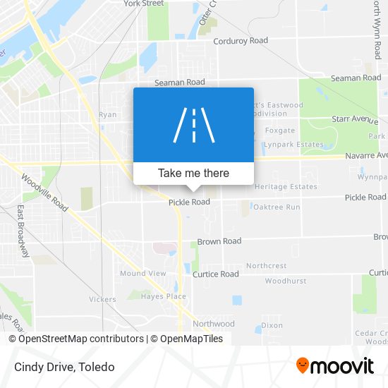 Cindy Drive map